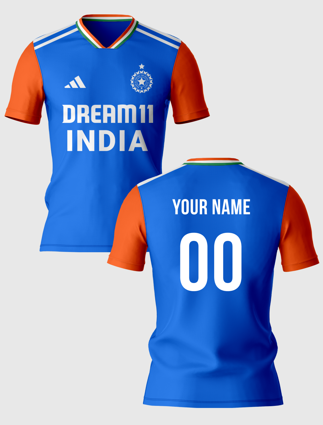 ADIDAS India Cricket T20 Fan Jersey - Image 5